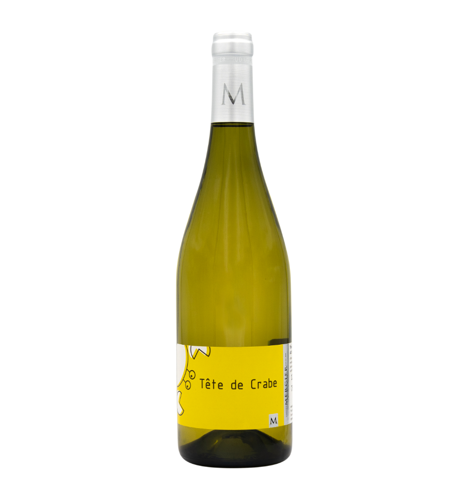 Photo de notre vin blanc Tête de Crabe en bouteille, vendu en ligne Photo de notre vin blanc Tête de Crabe en bouteille, vendu en ligne