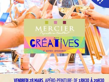 🎨🍷 APÉRO-PEINTURE au cœur du vignoble ! 🍷🎨

Envie d’une soirée créative et gourmande dans un cadre authentique ? Rejoins-nous au Domaine Mercier pour une...