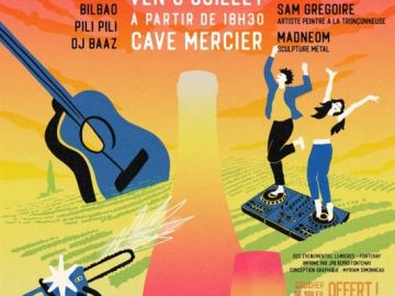 Deuxième édition du Festivin le vendredi 3 juillet à partir de 18h30 à la cave Mercier ! Un festival unique en plein cœur des vignes qui mixe musique, art et...