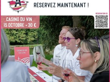 🍷 25 places. Une seule soirée.

Le jeudi 15 octobre, les AventurOses vous donnent rendez-vous à la Cave Mercier pour un Casino du Vin pas tout à fait comme...